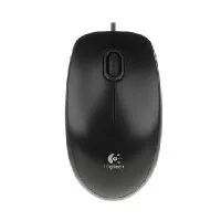 Оптическая мышь Logitech B100, 800 dpi, кабель 1.8м, черная, USB, OEM